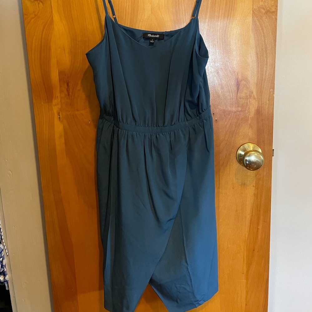 UNWORN Madewell Silk Blue Mini Dress